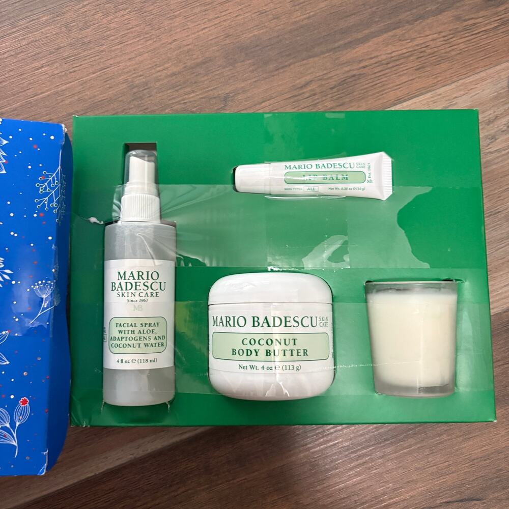Mario Badescu Morning Edit Facial Spray Coconut Body Butter Lip Balm Skin Care - Picture 3 of 6